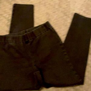 Soft surroundings faded black jeans size M , 10/12